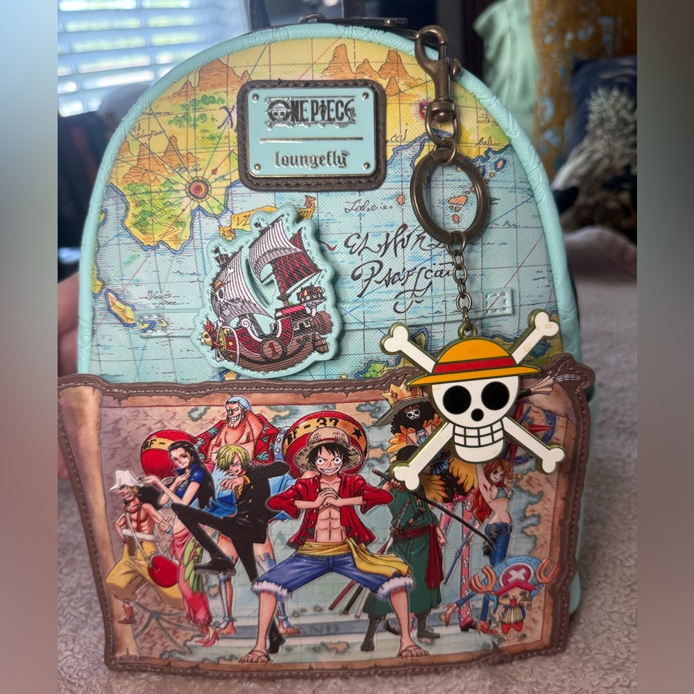 Loungefly One Piece Mini Backpack & Keychain